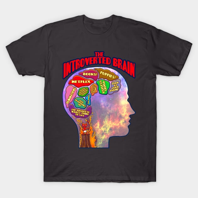 Introverted Brain T-Shirt by Intelligent Designs